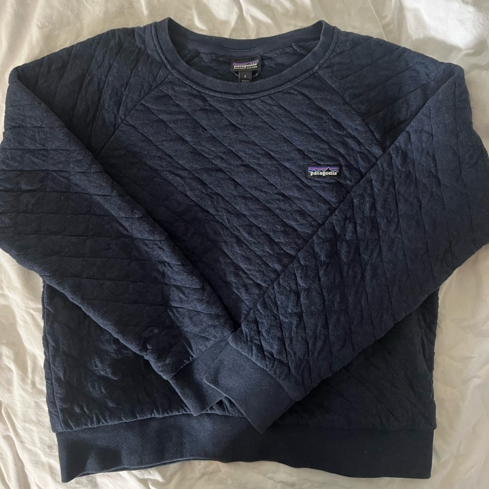 Patagonia women’s quilted cotton crewneck